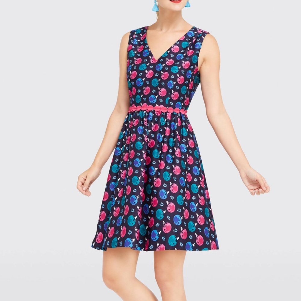 Draper James JINGLE DOTS Gracie Dress Size 12